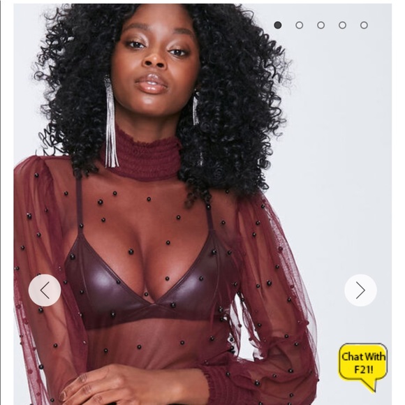 Gorgeous sheer blouse - Picture 1 of 9